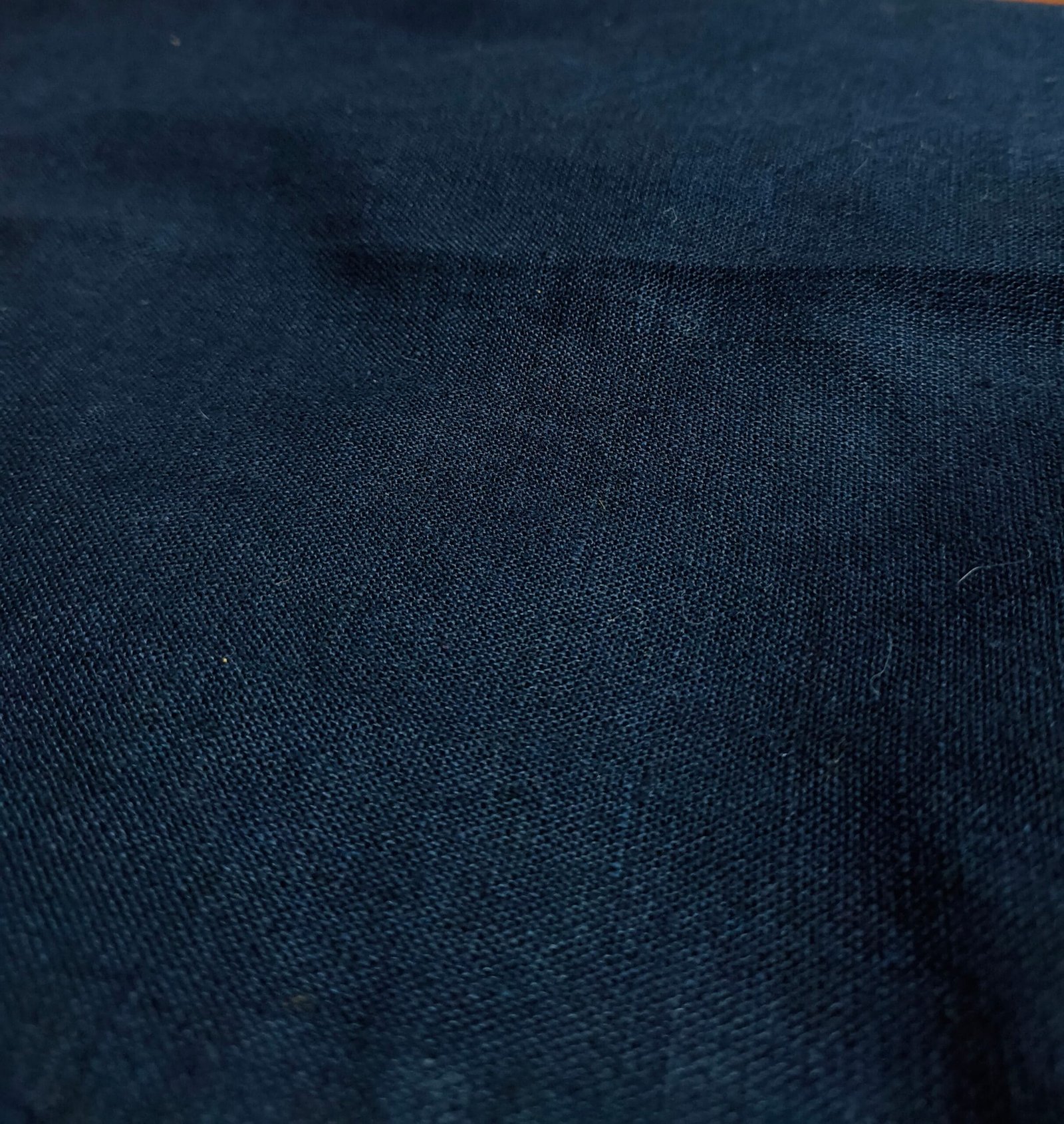 VINTAGE - CUT DOUBLE PLEATED LINEN TROUSERS - Navy Blue 4 VINTAGE - CUT DOUBLE PLEATED LINEN TROUSERS - Navy Blue - Image 4